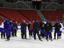 Тренировка сборной Казахстана 