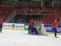 Тренировка сборной Казахстана 