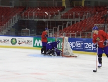 Тренировка сборной Казахстана 