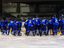 Фоторепортаж с матча Чемпионата Мира среди юношей в первом дивизионе Казахстан — Польша 5:4