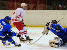 Фоторепортаж с матча Чемпионата Мира среди юношей в первом дивизионе Казахстан — Польша 5:4