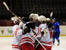 Фоторепортаж с матча Чемпионата Мира среди юношей в первом дивизионе Казахстан — Польша 5:4