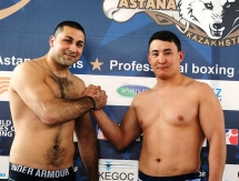 Фоторепортаж с церемонии взвешивания встречи WSB «Аstana Arlans» — «Mexico Guerreros»