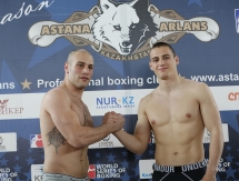 Фоторепортаж с церемонии взвешивания встречи WSB «Аstana Arlans» — «Mexico Guerreros»