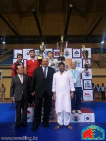 Фоторепортаж с чемпионата Азии по видам борьбы