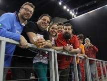 Подготовка команд к матчу между сборными Казахстана и Италии