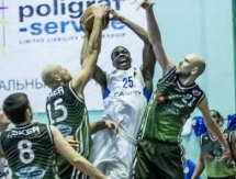 Фоторепортаж с матча плей-офф Национальной лиги «Каспий» — «Барсы» 75:83