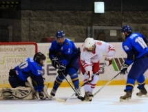 Фоторепортаж с матча Чемпионата Мира среди юношей в первом дивизионе Казахстан — Польша 5:4
