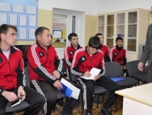 Анатолий Юревич и Канат Мусатаев посетили футбольный центр г. Актобе