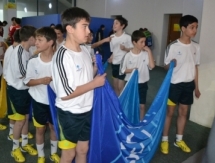 Фоторепортаж с матча Финала четырех «Кайрат» — «Барселона» 5:4