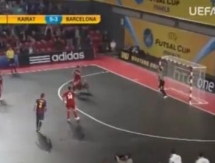 Видеообзор матча «Финала четырех» «Кайрат» — «Барселона» 5:4