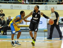 Фоторепортаж с матча 1/8 финала Единой лиги ВТБ «Астана» — «ВЭФ» 89:76