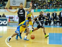 Фоторепортаж с матча 1/8 финала Единой лиги ВТБ «Астана» — «ВЭФ» 89:76