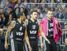 Фоторепортаж с матча плей-офф ВТБ «ВЭФ» — «Астана» 87:54