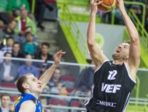 Фоторепортаж с матча плей-офф ВТБ «ВЭФ» — «Астана» 87:54