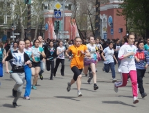 Эстафета к Дню Победы и Дню защитников Отечества прошла в Караганде