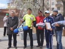 Эстафета к Дню Победы и Дню защитников Отечества прошла в Караганде