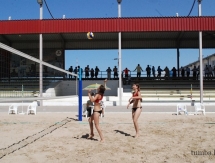 В Актау прошел первый тур чемпионата РК по пляжному волейболу