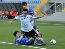 Фоторепортаж с матча «Кубка Каспия» Кыргызстан — Казахстан 1:0