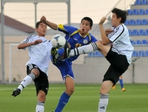 Фоторепортаж с матча «Кубка Каспия» Кыргызстан — Казахстан 1:0