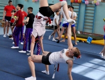 Фоторепортаж с чемпионата Казахстана по спортивной акробатике в Таразе