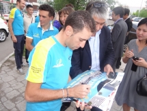 Велокоманда «Астана» встретилась с болельщиками