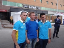 Велокоманда «Астана» встретилась с болельщиками