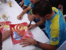 Велокоманда «Астана» встретилась с болельщиками