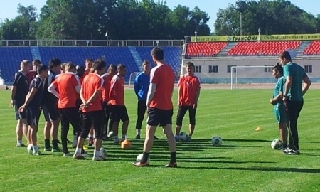 «Акжайык» провел предигровую тренировку