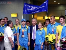 Фоторепортаж со встречи призеров Универсиады В Алматы