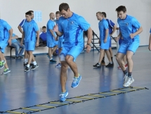 Первая предсезонная тренировка «Барыса»