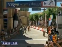 Видео финиша четвертого этапа «Вуэльты Бургоса»