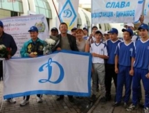 Фоторепортаж со встречи в Астане спортсменов-сотрудников полиции, прибывших с XV Всемирных Игр, прошедших в Белфасте