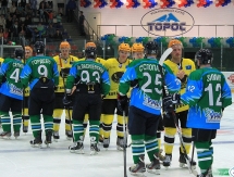 Фоторепортаж с матча ВХЛ «Торос» — «Сарыарка» 4:3 Б