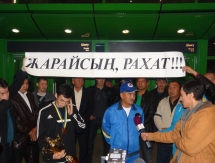Фоторепортаж со встречи юношеской сборной Казахстана по боксу