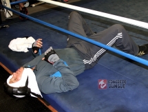 Фоторепортаж с тренировки Геннадия Головкина