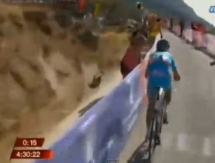 Видео финиша десятого этапа «Вуэльты»