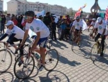 В Кызылорде стартовал республиканский велопробег в честь 100-летия казахстанского футбола