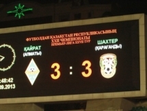 Отчет о матче Премьер-Лиги «Кайрат» — «Шахтер» 3:3
