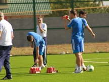 Фоторепортаж с открытой тренировки сборной Казахстана