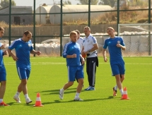 Фоторепортаж с открытой тренировки сборной Казахстана