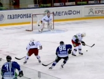 Лучший сэйв сентября в КХЛ у Николая Антропова