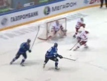 Видео шайб в матче КХЛ Барыс» — «Витязь» 3:2 Б