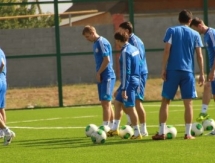 Фоторепортаж с открытой тренировки сборной Казахстана