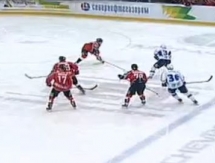 Видео шайб в матче КХЛ «Металлург» Нк — «Барыс» 3:5