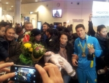 Фоторепортаж со встречи чемпионов Мира по боксу