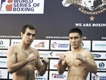 Фоторепортаж с церемонии взвешивания встречи WSB «Astana Arlans» — «Baku Fires»