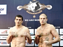 Фоторепортаж с церемонии взвешивания встречи WSB «Astana Arlans» — «Baku Fires»