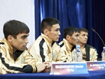 Фоторепортаж с церемонии взвешивания встречи WSB «Astana Arlans» — «Baku Fires»
