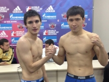 Фоторепортаж с церемонии взвешивания встречи WSB «Russian Boxing Team» — «Astana Arlans» 